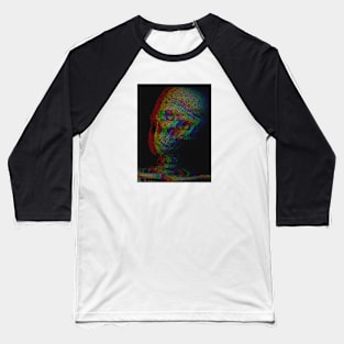 Trippy skull Baseball T-Shirt